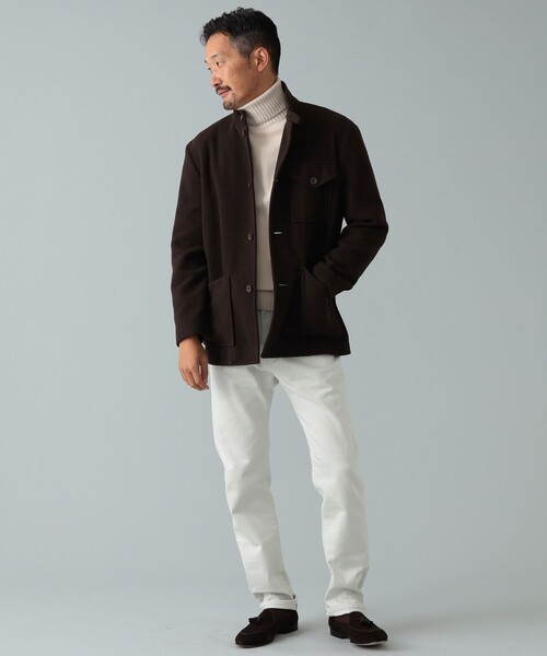 BRILLA per il gusto（ブリッラペルイルグースト）の「Brilla per il gusto / フリース カバーオール ジャケット（カバーオール・メンズ・ブラック/ブラウン・XS/S/M）」の8枚目の写真