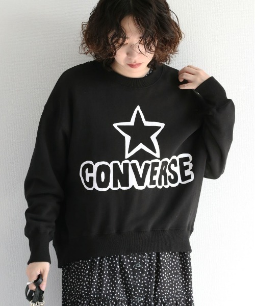 CONVERSE(コンバース)の「【CONVERSE☆ALLSTAR】ポップグラフィックスウェット(スウェット・レディース・ブルー/ホワイト/ホワイト系1/ホワイト系2/ブラック系1/ブラック系2・M)」の4枚目の写真