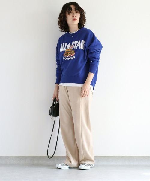 CONVERSE(コンバース)の「【CONVERSE☆ALLSTAR】ポップグラフィックスウェット(スウェット・レディース・ブルー/ホワイト/ホワイト系1/ホワイト系2/ブラック系1/ブラック系2・M)」の6枚目の写真