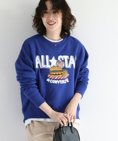 CONVERSE(コンバース)の「【CONVERSE☆ALLSTAR】ポップグラフィックスウェット(スウェット・レディース・ブルー/ホワイト/ホワイト系1/ホワイト系2/ブラック系1/ブラック系2・M)」の18枚目の写真