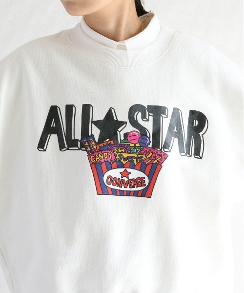 CONVERSE(コンバース)の「【CONVERSE☆ALLSTAR】ポップグラフィックスウェット(スウェット・レディース・ブルー/ホワイト/ホワイト系1/ホワイト系2/ブラック系1/ブラック系2・M)」の16枚目の写真