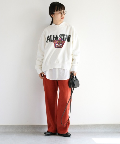 CONVERSE(コンバース)の「【CONVERSE☆ALLSTAR】ポップグラフィックスウェット(スウェット・レディース・ブルー/ホワイト/ホワイト系1/ホワイト系2/ブラック系1/ブラック系2・M)」の15枚目の写真