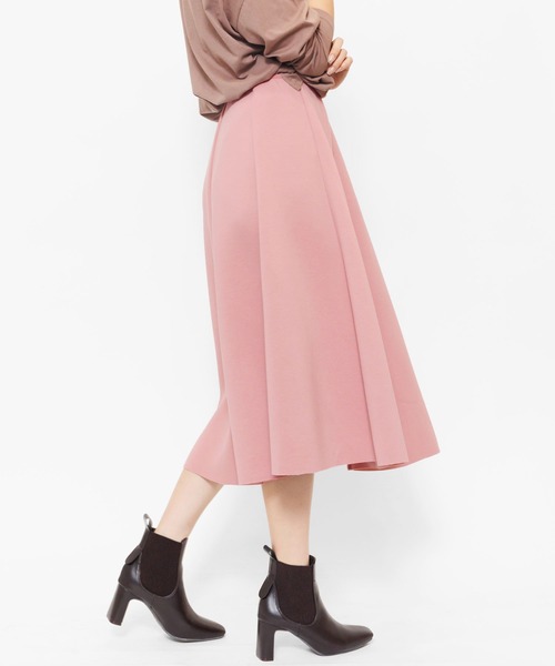 mili an deni（ミリアンデニ）の「ストレッチフレアボリュームスカート（スカート・レディース・ブラック/ブルー/アッシュグレー/ピンク/ブラウン・L/M）」の18枚目の写真