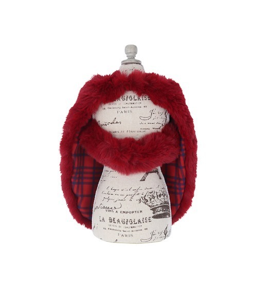 One Octave(ワンオクターヴ)の「One Octave/リボン付ケープコート(ペットウェア・レディース・レッド/グレー・2XS/XS/S/M/L/2L/2M)」の9枚目の写真