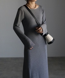 ap retro | フレアスリーブリブワンピース(ワンピース)