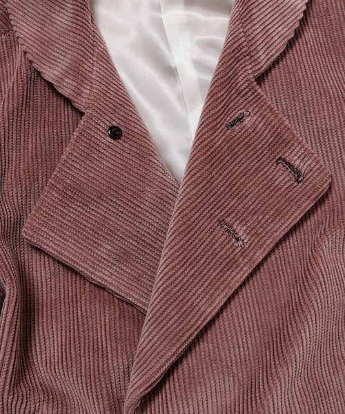 Omar Afridi（オマールアフリディ）の「DOUBLE BREASTED JACKET（ブルゾン・メンズ・スモークピンク/ネイビー・46/48）」の6枚目の写真
