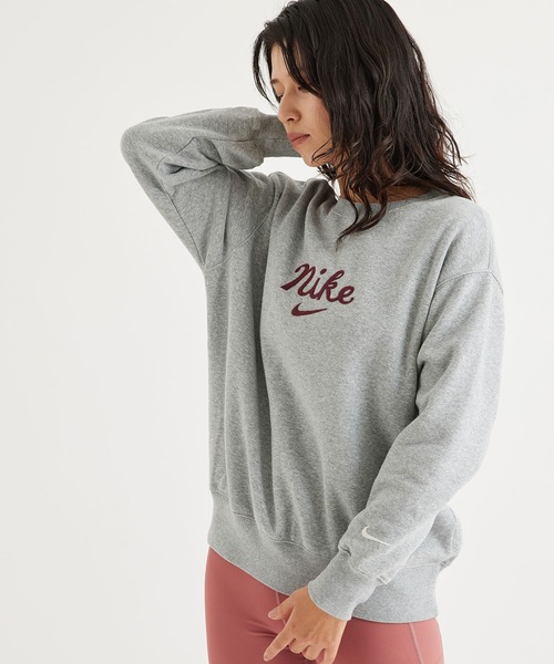 NIKE（ナイキ）の「【NIKE】ナイキ スポーツウェア オーバーサイズド クルーネック スウェットシャツ ウィメンズ（スウェット・レディース・グリーン系その他/ブラック/グレー・L/M/S）」の17枚目の写真