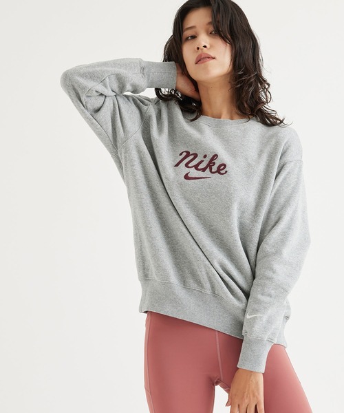 NIKE（ナイキ）の「【NIKE】ナイキ スポーツウェア オーバーサイズド クルーネック スウェットシャツ ウィメンズ（スウェット・レディース・グリーン系その他/ブラック/グレー・L/M/S）」の13枚目の写真