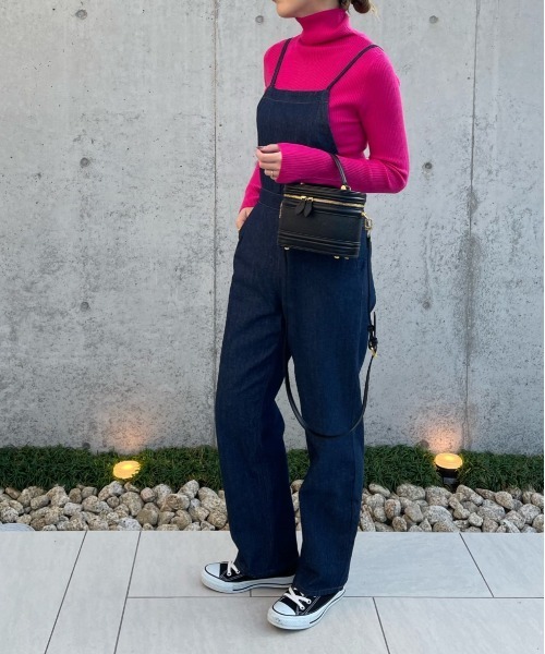 y/m by misato（イムバイミサト）の「袖ボタンハイネックニットトップス（ニット/セーター・レディース・ブラック系その他2/ブラック/ブルー/ピンク/アイボリー・FREE）」の14枚目の写真