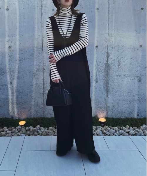 y/m by misato（イムバイミサト）の「袖ボタンハイネックニットトップス（ニット/セーター・レディース・ブラック系その他2/ブラック/ブルー/ピンク/アイボリー・FREE）」の21枚目の写真