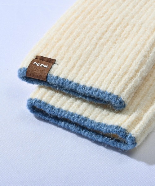 Felt-Maglietta（フェルトマリエッタ）の「バイカラーリブアームウォーマー（アームカバー・レディース・ブルー/グレー/ネイビー/グリーン/ホワイト/キャメル/ブラック・FREE）」の8枚目の写真