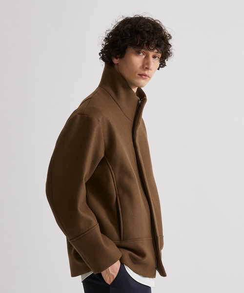UNITED TOKYO スーパー110Sダブルメルトンスタンドブルゾン　1 M UNITED TOKYO（ユナイテッドトウキョウ）の「スーパー110Sダブル