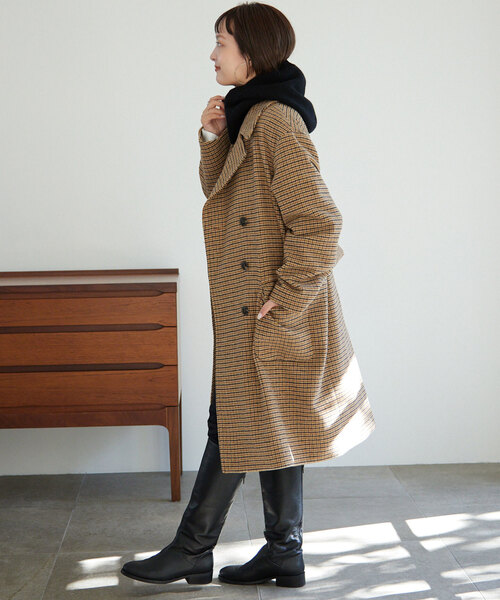 SLOBE IENA(スローブイエナ)の「ファインニットバラクラバ(ニットキャップ/ビーニー・レディース・チャコールグレー/ブラック/ホワイト・FREE)」の5枚目の写真