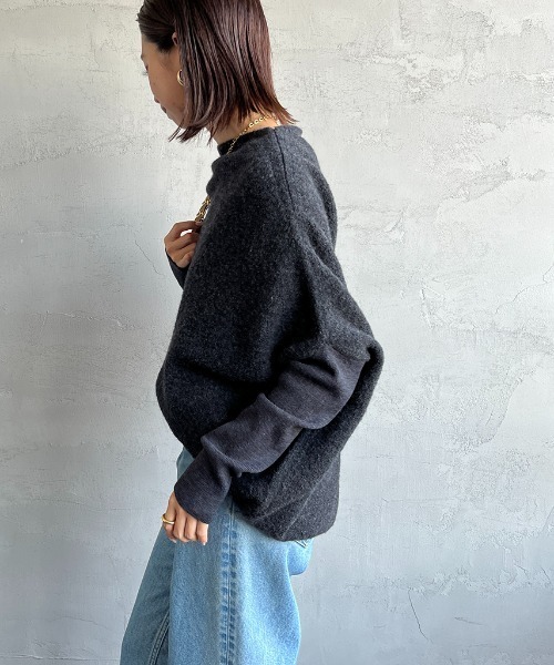 セール】[MICA&DEAL/マイカアンドディール] 別注 モックネック袖切替