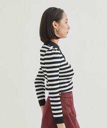 BORDERS at BALCONY 長袖ポロシャツ BORDERS at BALCONY（ボーダーズ アット バルコニー）の