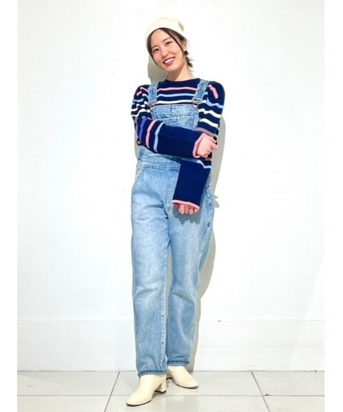 GAP（ギャップ）の「スプリットヘム クルーネック セーター（ニット/セーター・レディース・マルチ/ブルー/イエロー/オレンジ・S/M/XXS/XS/L/XL）」の19枚目の写真