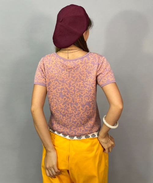 ROXY(ロキシー)の「ROXY/ロキシー ショート丈/無地/総柄/ワンポイントロゴTシャツ RDK231086(Tシャツ/カットソー・レディース・ピンク系その他/ブルー系その他/ブラック×ブラック・L/M)」の10枚目の写真