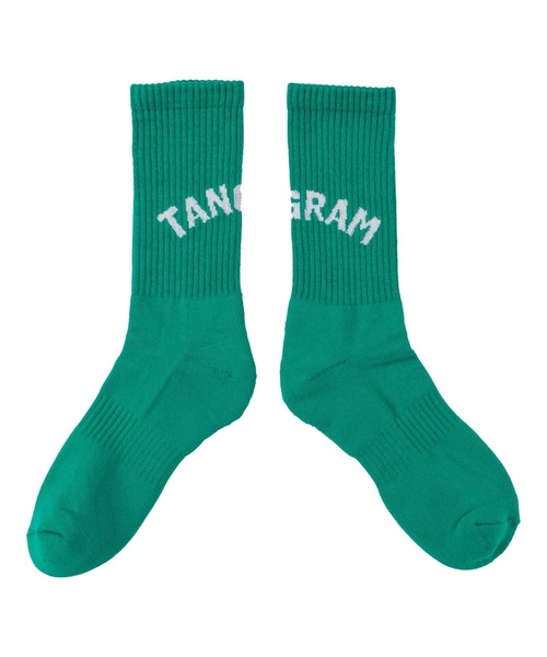 TANGRAM(タングラム)の「ARCH LOGO SOX -CREW-(ソックス/靴下・メンズ・ブラウン/ホワイト/グリーン/ブラック/ベージュ・FREE)」の5枚目の写真