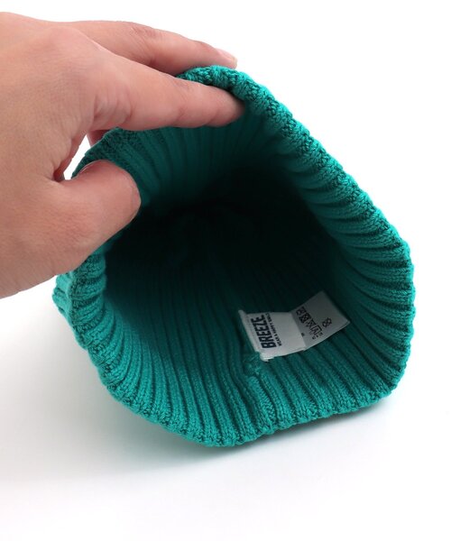 BREEZE(ブリーズ)の「カラフルニット帽(ニットキャップ/ビーニー・キッズ・イエロー/ピンク/アイボリー/エメラルド・58/50/54)」の11枚目の写真