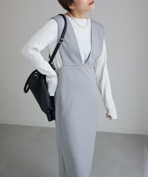 ap retro | ワイドサスジャンパースカート(ジャンパースカート)