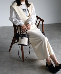 ap retro | ワイドサスジャンパースカート(ジャンパースカート)