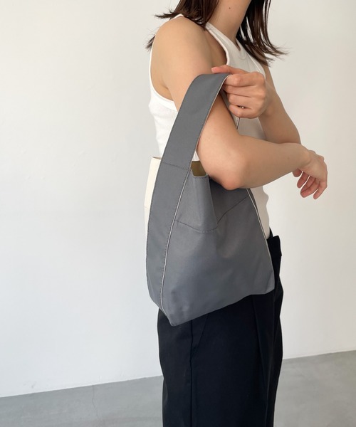 CANAL JEAN（キャナルジーン）の「RED CHOP WORKS(レッドチョップワークス) ワイドハンドトートBAG Small（トートバッグ・レディース・カーキ/ネイビー・ONE SIZE）」の3枚目の写真