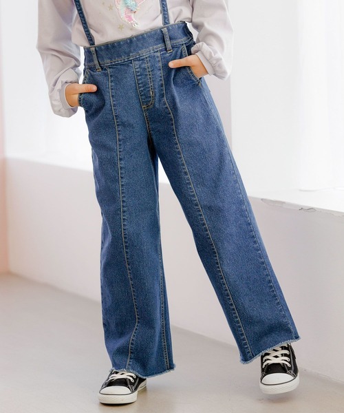 GLOBAL WORK(グローバルワーク)の「サスツキデニムパンツ/162605(デニムパンツ・キッズ・ネイビー/ブルー/ライトブルー・140cm/130cm/100cm/120cm/160cm/110cm/150cm)」の3枚目の写真