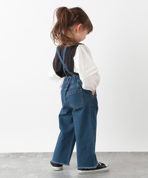 GLOBAL WORK(グローバルワーク)の「サスツキデニムパンツ/162605(デニムパンツ・キッズ・ネイビー/ブルー/ライトブルー・140cm/130cm/100cm/120cm/160cm/110cm/150cm)」の14枚目の写真