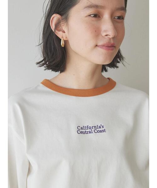 AMERICAN HOLIC（アメリカンホリック）の「リンガーロゴカットプルオーバー（Tシャツ/カットソー・レディース・パープル/オレンジ/グリーン・M/L）」の17枚目の写真