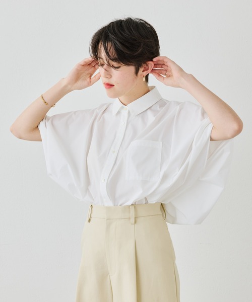 【新品タグ付】russet ラシット ポンチョシャツ ブラウス russet（ラシット）の「ポンチョシャツ(KS-066)（シャツ
