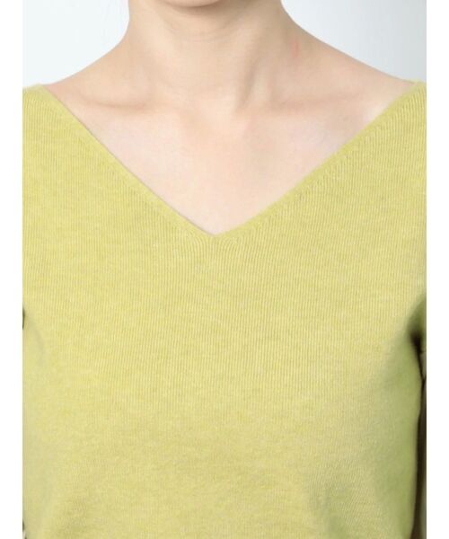 LAGUNAMOON（ラグナムーン）の「ドレープレイヤードスリーブニットプルオーバー（ニット/セーター・レディース・ブラック/ベージュ/ライトグリーン・FREE）」の17枚目の写真