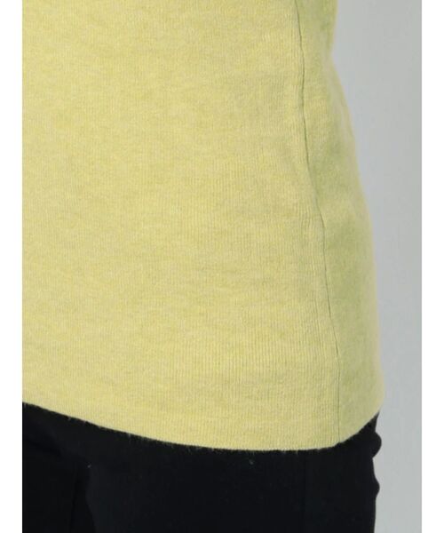 LAGUNAMOON（ラグナムーン）の「ドレープレイヤードスリーブニットプルオーバー（ニット/セーター・レディース・ブラック/ベージュ/ライトグリーン・FREE）」の4枚目の写真