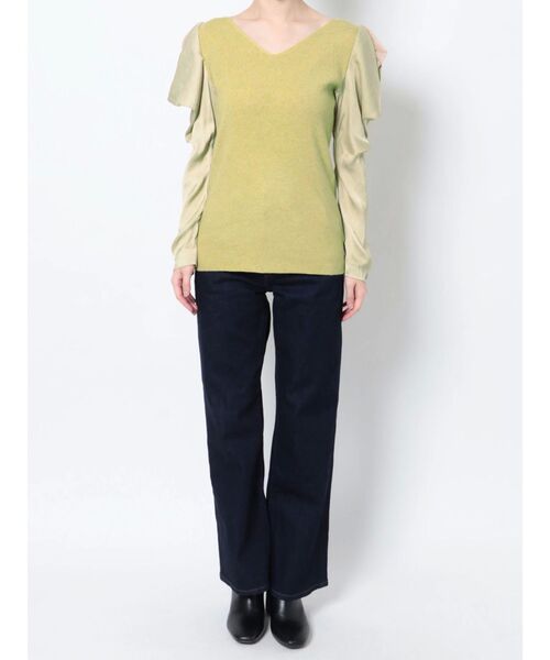 LAGUNAMOON（ラグナムーン）の「ドレープレイヤードスリーブニットプル