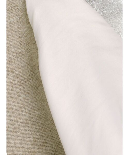 LAGUNAMOON（ラグナムーン）の「ドレープレイヤードスリーブニットプルオーバー（ニット/セーター・レディース・ブラック/ベージュ/ライトグリーン・FREE）」の7枚目の写真