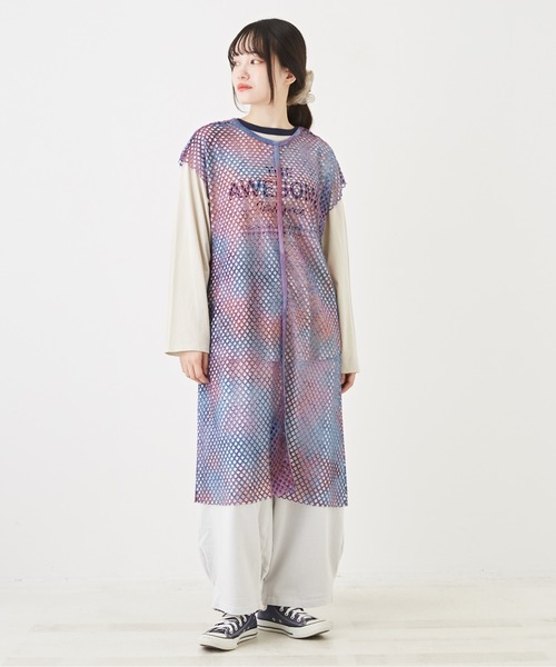 CUBE SUGAR（キューブシュガー）の「WEB限定裏毛ピグメントバイオスウェットパンツ（スウェットパンツ・レディース・スミクロ/ピンク/ブルー/カーキ/グレイッシュベージュ・M）」の13枚目の写真