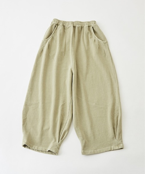 CUBE SUGAR（キューブシュガー）の「WEB限定裏毛ピグメントバイオスウェットパンツ（スウェットパンツ・レディース・スミクロ/ピンク/ブルー/カーキ/グレイッシュベージュ・M）」の17枚目の写真