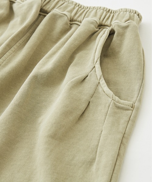 CUBE SUGAR（キューブシュガー）の「WEB限定裏毛ピグメントバイオスウェットパンツ（スウェットパンツ・レディース・スミクロ/ピンク/ブルー/カーキ/グレイッシュベージュ・M）」の19枚目の写真