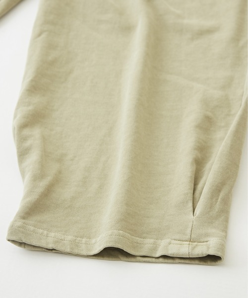 CUBE SUGAR（キューブシュガー）の「WEB限定裏毛ピグメントバイオスウェットパンツ（スウェットパンツ・レディース・スミクロ/ピンク/ブルー/カーキ/グレイッシュベージュ・M）」の20枚目の写真