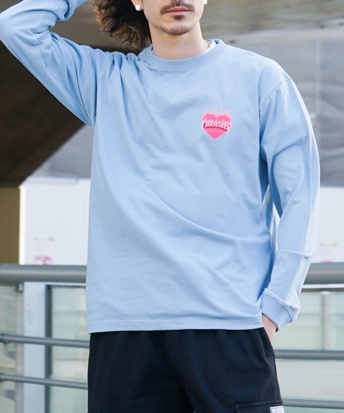 THRASHER（スラッシャー）の「Burning Heart LONG SLEEVE T
