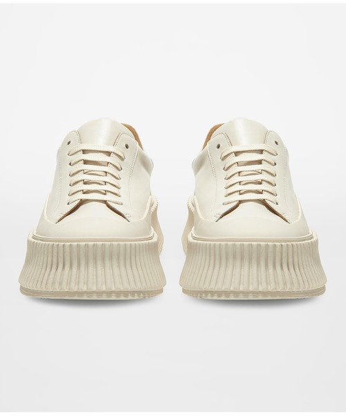JIL SANDER ジルサンダー スニーカー（サイズ39／ベージュ／数回着用） JIL SANDER(ジルサンダー) プラットフォームスニーカー ベージュ