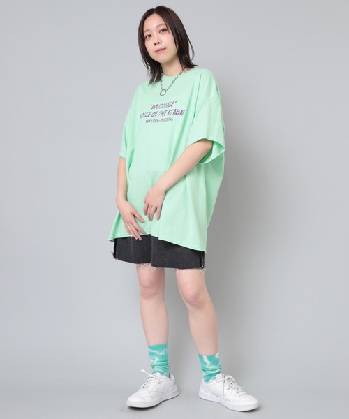 RNA（アールエヌエー）の「E4916 タイダイソックス（ソックス/靴下・レディース・パープル/ピンク/エメラルド・FREE）」の9枚目の写真