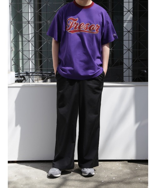 jouetie（ジュエティ）の「championロゴBIGT【コラボ/ユニセックス】（Tシャツ/カットソー・レディース・ブラック/パープル/グレー/レッド・MEDIUM）」の13枚目の写真