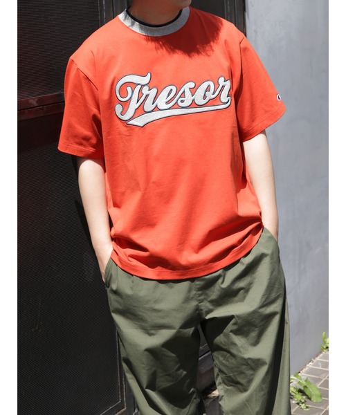 jouetie（ジュエティ）の「championロゴBIGT【コラボ/ユニセックス】（Tシャツ/カットソー・レディース・ブラック/パープル/グレー/レッド・MEDIUM）」の14枚目の写真