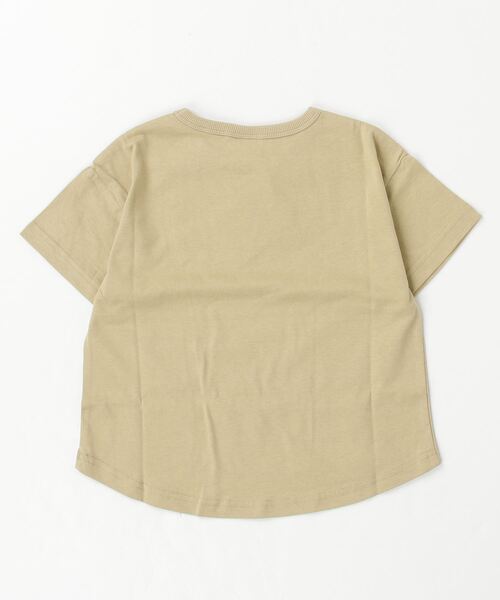 Champion（チャンピオン）の「チャンピオン  チャンピオン リラックスフィットロゴTシャツ_Champion RELAX FIT T-SHIRT（Tシャツ/カットソー・キッズ・オフホワイト/ネイビー/ブラック/ラベンダー/ベージュ/サックスブルー・120cm/150cm/160cm/130cm/110cm/140cm）」の7枚目の写真