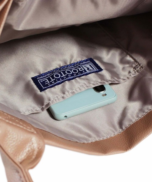 ROOTOTE(ルートート)の「ルートート/LT.tubeレザレットーA(ビジネスバッグ・レディース・ブラック/シルバー/ブルー/ホワイト系その他/ピンクゴールド/セージグリーン・FREE)」の12枚目の写真