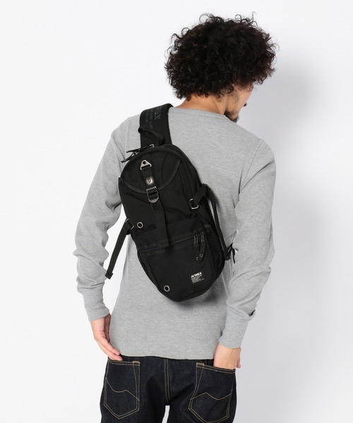 AVIREX(アヴィレックス)の「EAGLE ONE SHOULDER BAG / イーグル ワンショルダーバッグ / AVX305 / AVIREX / アヴィレックス(ショルダーバッグ・メンズ・カーキ/ネイビー/ブラック/その他3/ベージュ・F)」の7枚目の写真