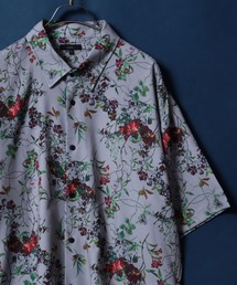 ANPAS | Georgette Total Pattern Print Big Silhouette Thickness Shirt/ジョーゼット 総柄プリント ビッグシルエット とろみシャツ セットアップ対応(シャツ/ブラウス)