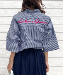 Q | バックロゴシャツ(シャツ/ブラウス)