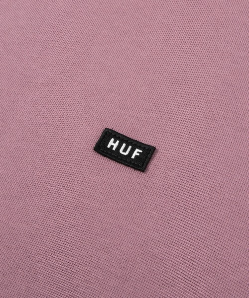 HUF（ハフ）の「BAR LOGO CREW / HUF Tシャツ スウェット ロゴ（Tシャツ/カットソー・メンズ・パープル系その他/アッシュグレー/セージグリーン/ブラック/ベージュ/ライム・X-SMALL/SMALL/MEDIUM/LARGE/X-LARGE/XX-LARGE）」の12枚目の写真