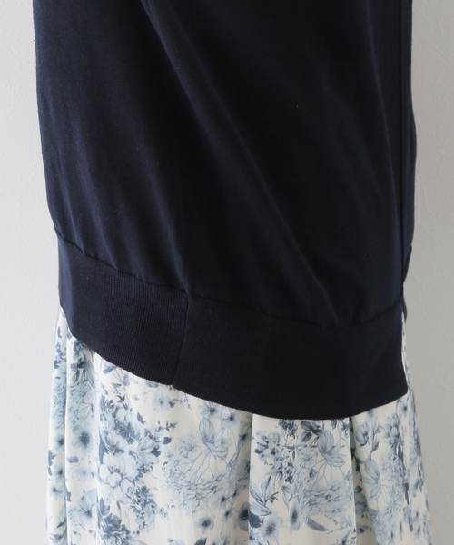 La TOTALITE（ラトータリテ）の「ボートネックバックスリットプルオーバー（ニット/セーター・レディース・ブルー/ホワイト/ネイビー/ベージュ・FREE）」の17枚目の写真